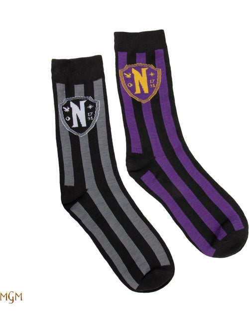 Capsule de Noël Chaussettes Académie Nevermore - Mercredi - Kiabi