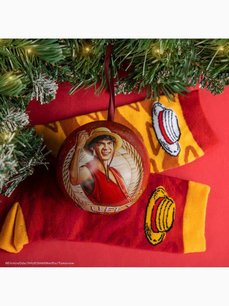 Capsule de Noël Chaussettes Luffy - One Piece Rouge - Kiabi
