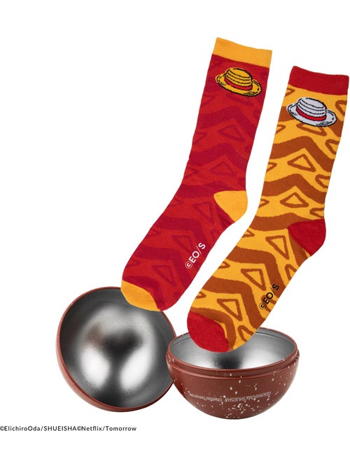 Capsule de Noël Chaussettes Luffy - One Piece - Kiabi