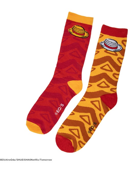 Capsule de Noël Chaussettes Luffy - One Piece - Kiabi