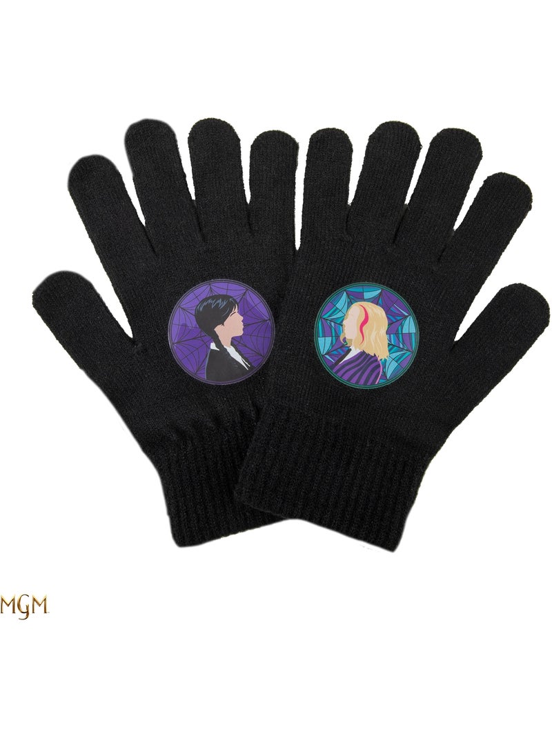 Capsule de Noël Gants Mercredi et Enid - Mercredi Noir - Kiabi