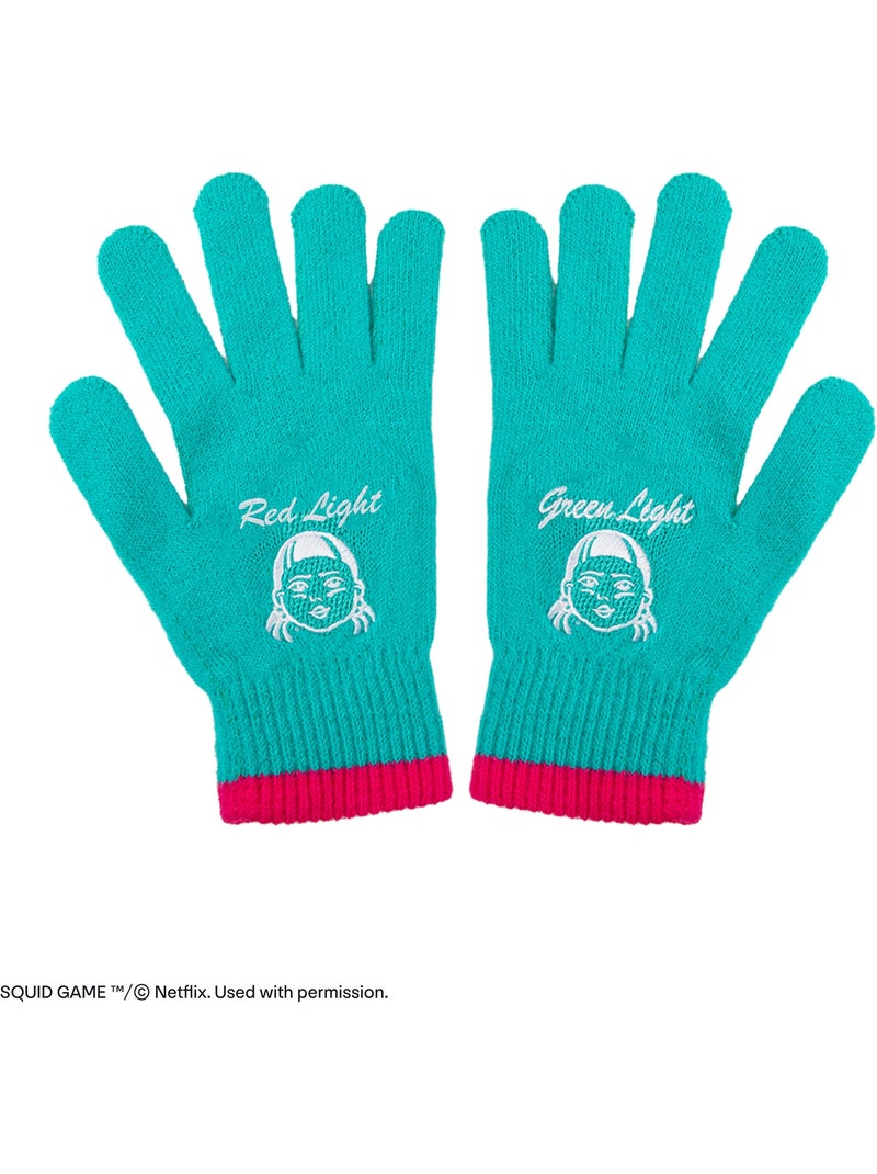 Capsule de Noël Gants Young-Hee - Squid Game Vert - Kiabi