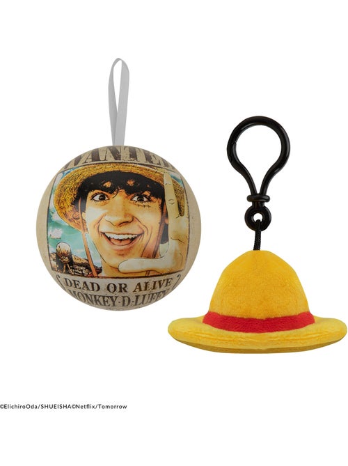 Capsule de Noël Porte-clés Peluche Chapeau de Paille - One Piece - Kiabi