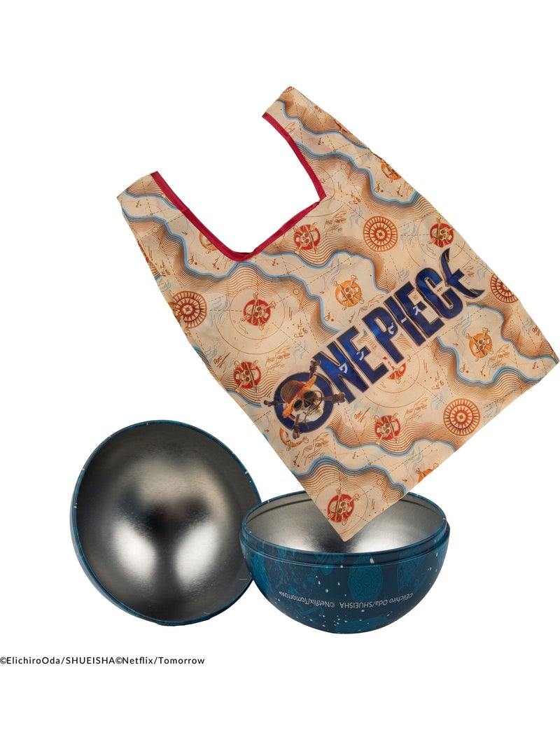 Capsule de Noël Sac Shopping Carte de Grand Line - One Piece Bleu - Kiabi