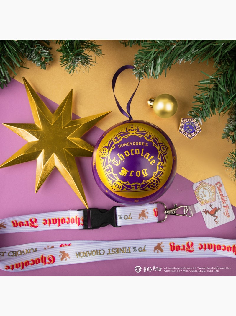 Capsule de Noël Tour de Cou & Pin's Chocogrenouille - Harry Potter Violet - Kiabi