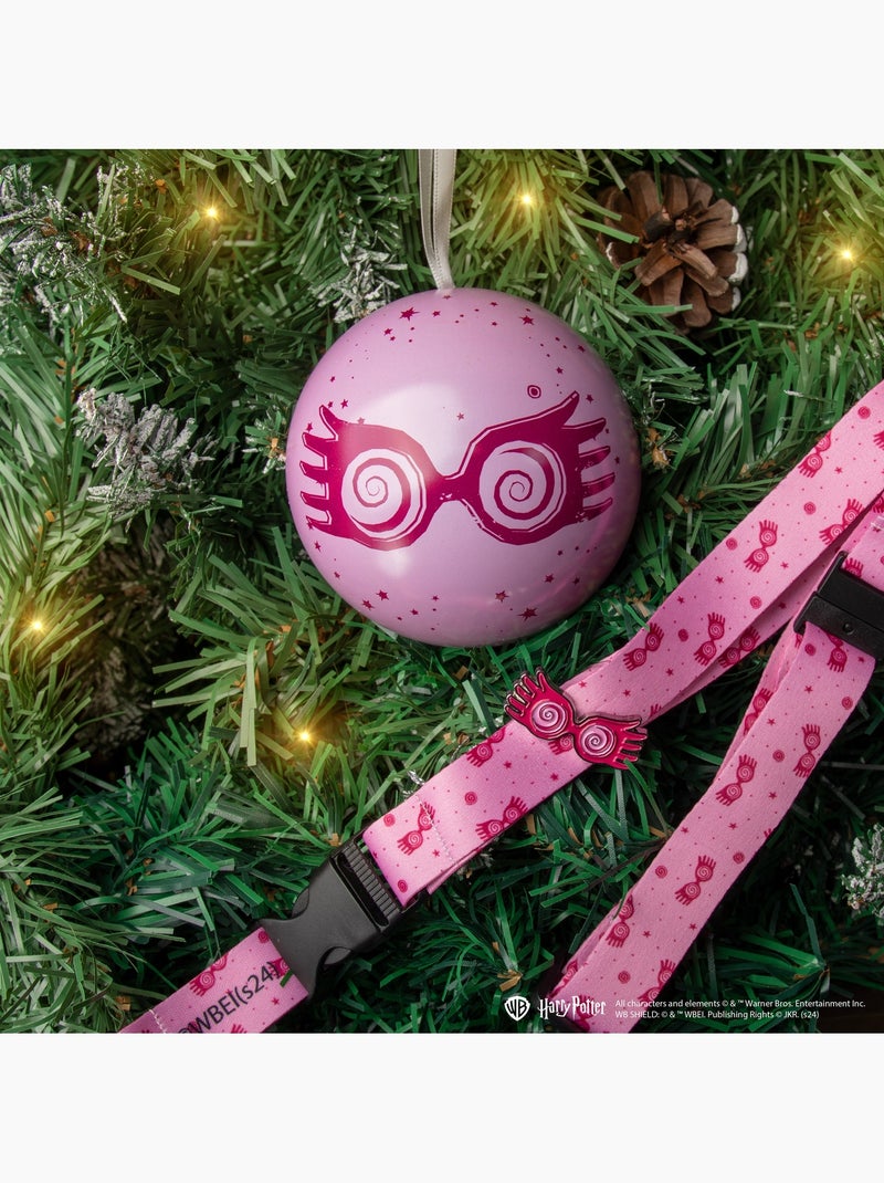 Capsule de Noël Tour de Cou & Pin's Luna Lovegood - Harry Potter Rose - Kiabi