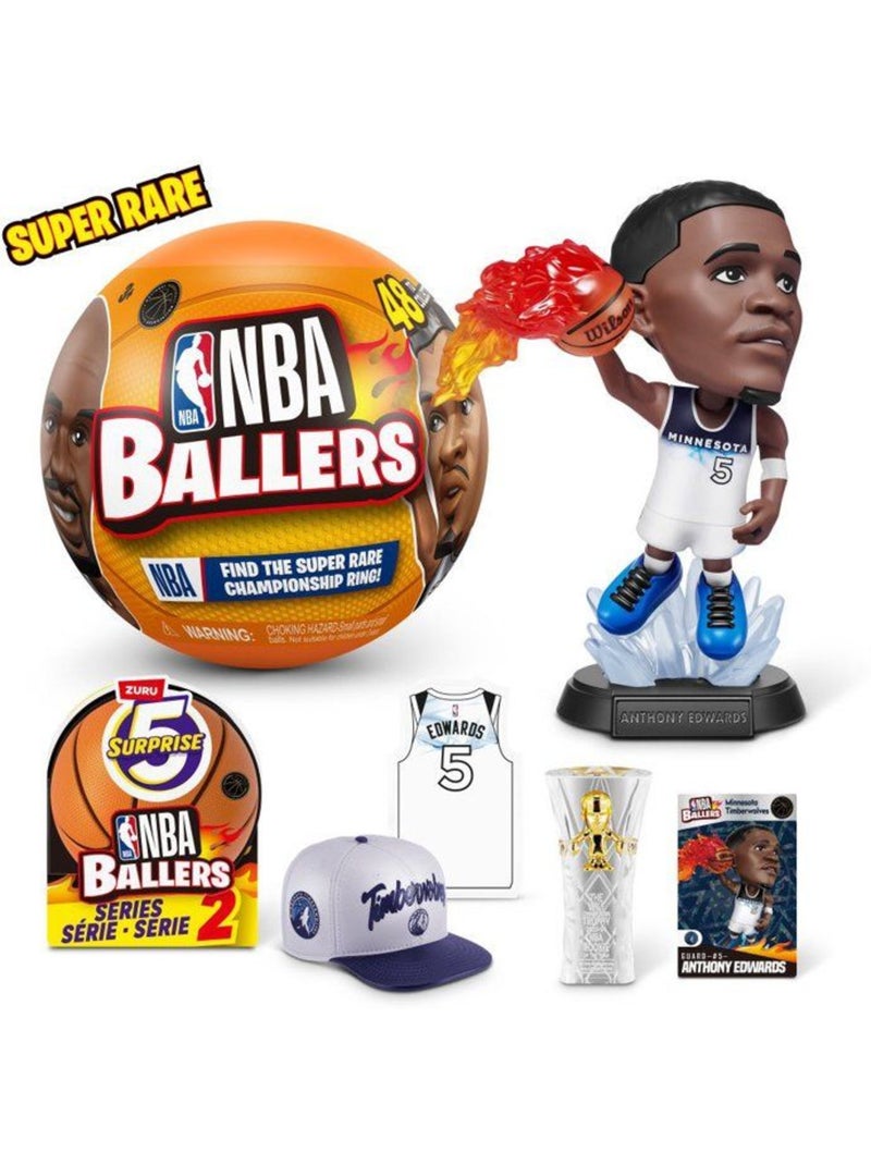 Capsule surprise - figurine - zuru - nba ballers s2 - modèle aléatoire - dès 3 ans Multicolore - Kiabi