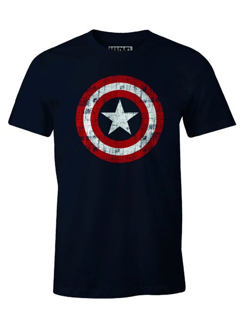 Captain America - T-shirt motif/style logo - Kiabi Captain America - T-shirt motif/style logo - Kiabi