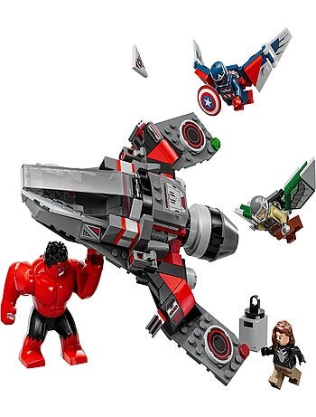 Captain America vs Hulk rouge
