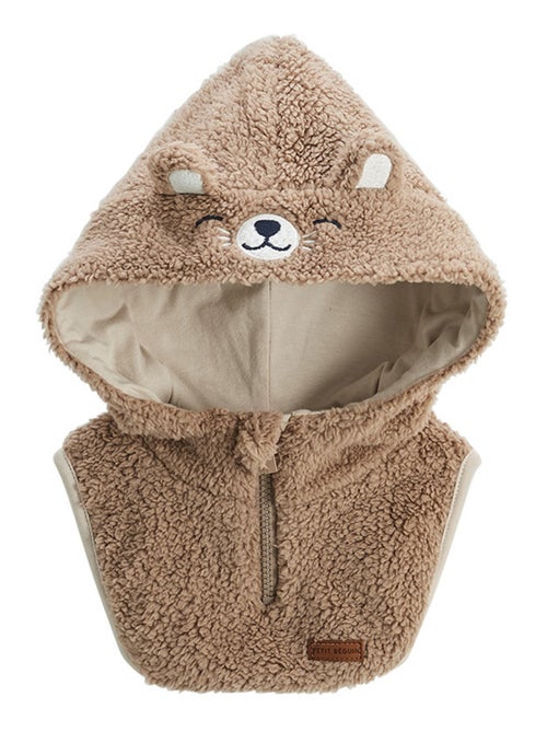 Capuche bébé en sherpa Charly - Kiabi