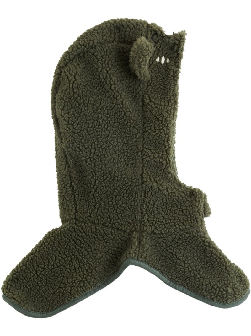 Capuche bébé en sherpa ginkgo Vert - Kiabi