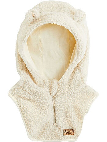 Capuche bébé en sherpa tagha