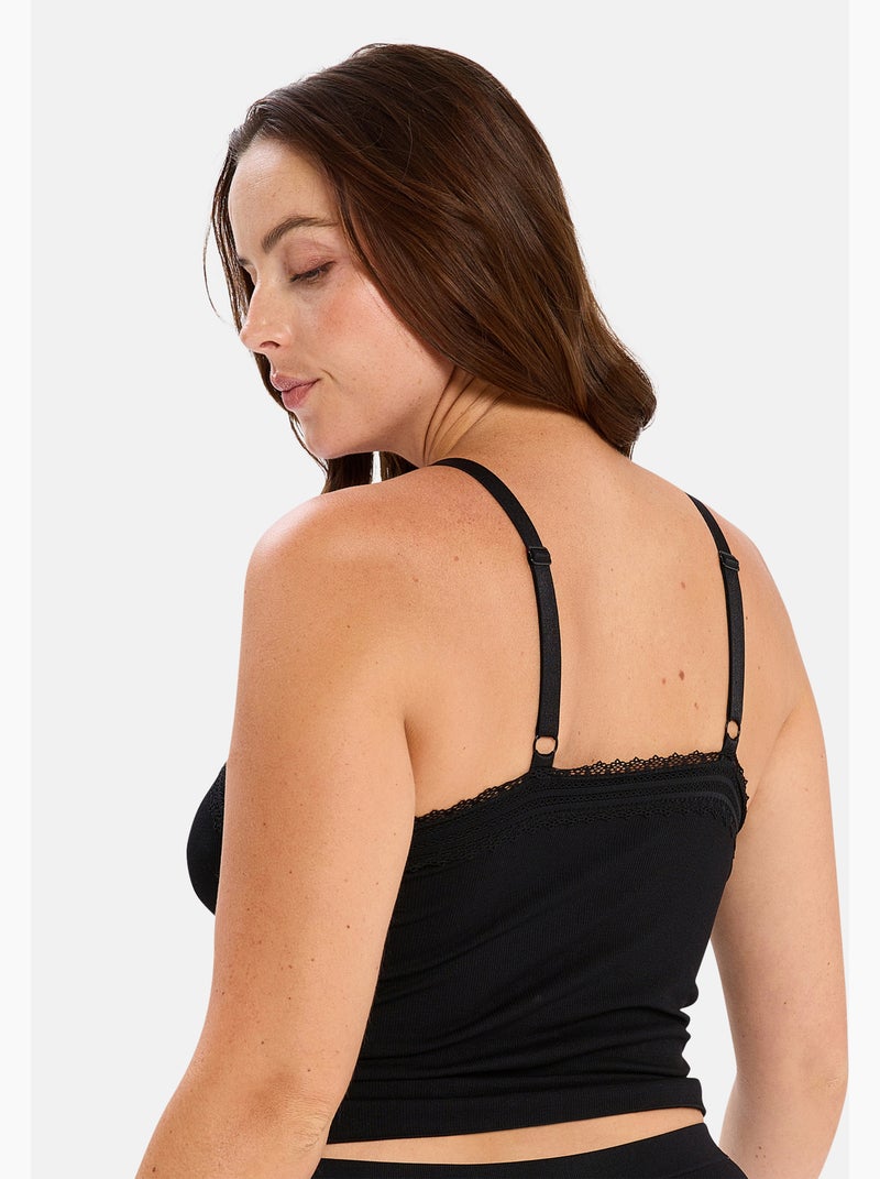 Caraco agathe sans complexe lingerie Noir - Kiabi