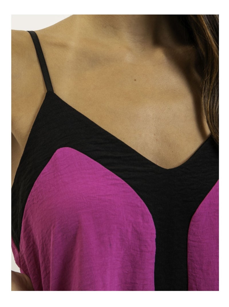 Caraco bicolore FIODENA Rose fushia - Kiabi