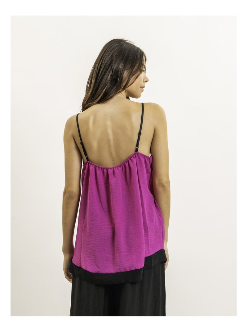 Caraco bicolore FIODENA Rose fushia - Kiabi