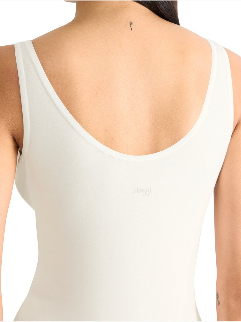 Caraco débardeur go daily cotton Blanc - Kiabi