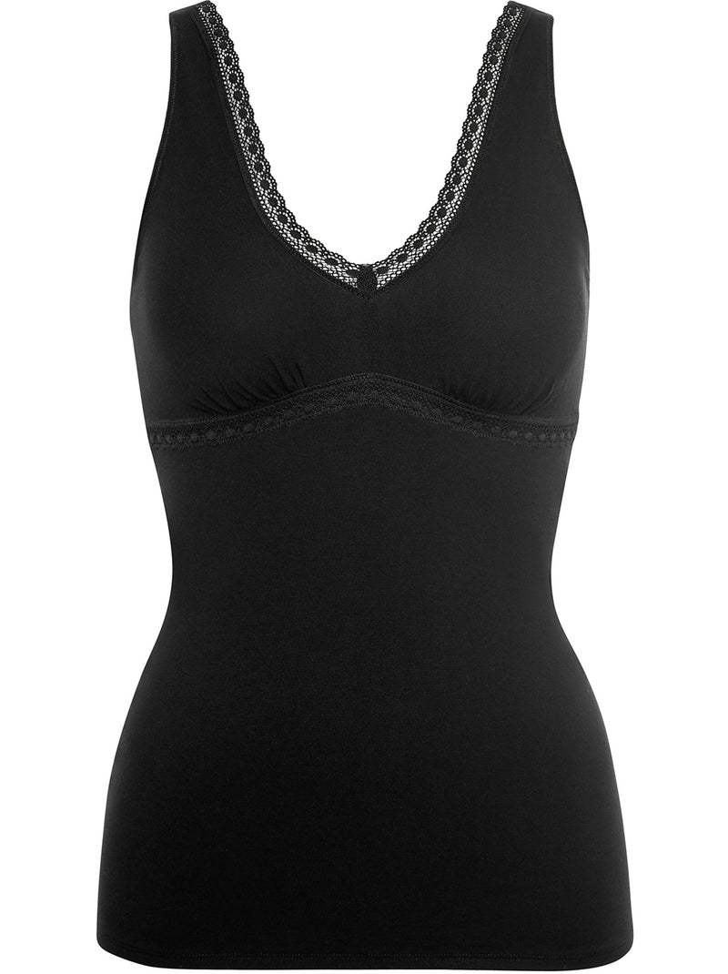 Caraco débardeur sans armatures Ines Noir - Kiabi