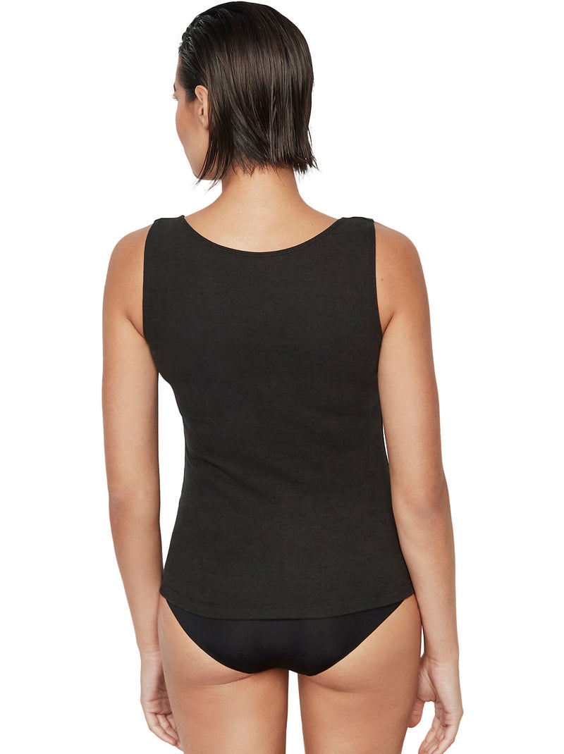 Caraco débardeur thermique BASICOS Noir - Kiabi