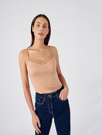 Caraco dentelle Thermolactyl invisible - Damart