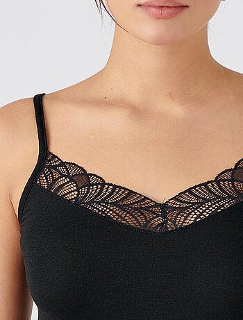 Caraco dentelle Thermolactyl invisible - Damart