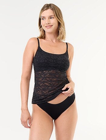 Caraco en dentelle stretch