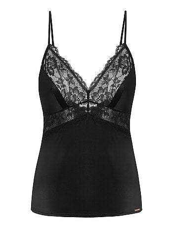 Caraco en satin lyra Dorina