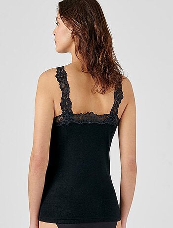 Damart Caraco Maglia Puntone | Grigio Melange Taglia XL | Canotta Intima Morbida