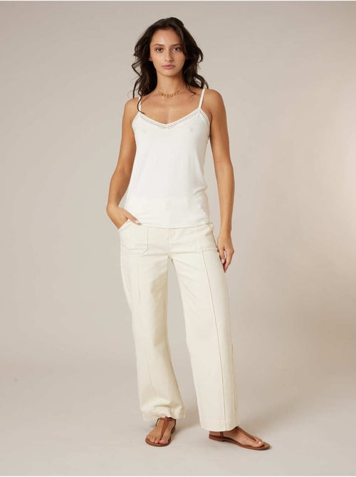 Caraco femme fines bretelles 'Deeluxe' - Kiabi