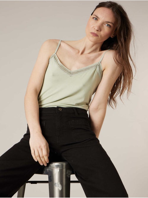 Caraco femme fines bretelles 'Deeluxe' - Kiabi