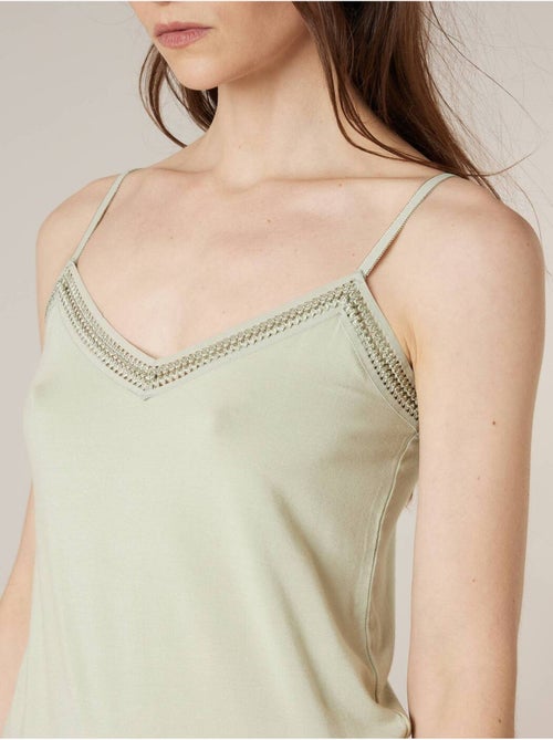 Caraco femme fines bretelles 'Deeluxe' - Kiabi