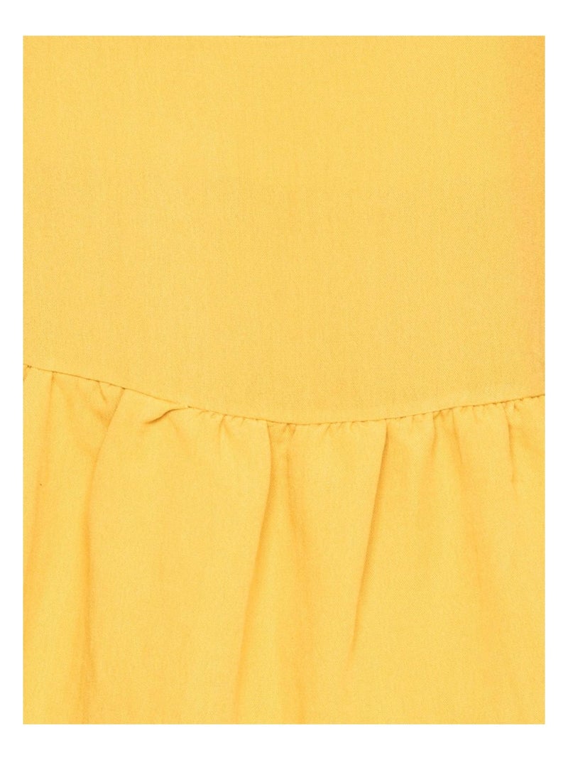 Caraco fluide basque FRITA Jaune - Kiabi