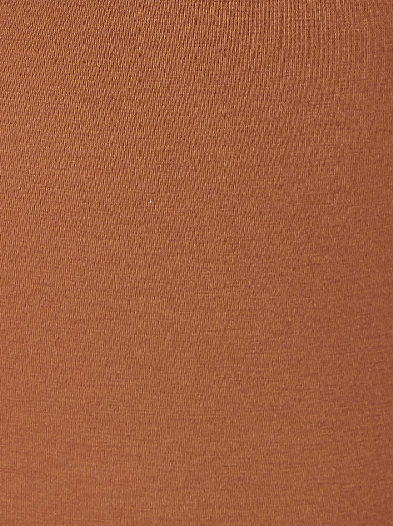 Caraco invisible Thermolactyl thermique - Damart Marron havane - Kiabi