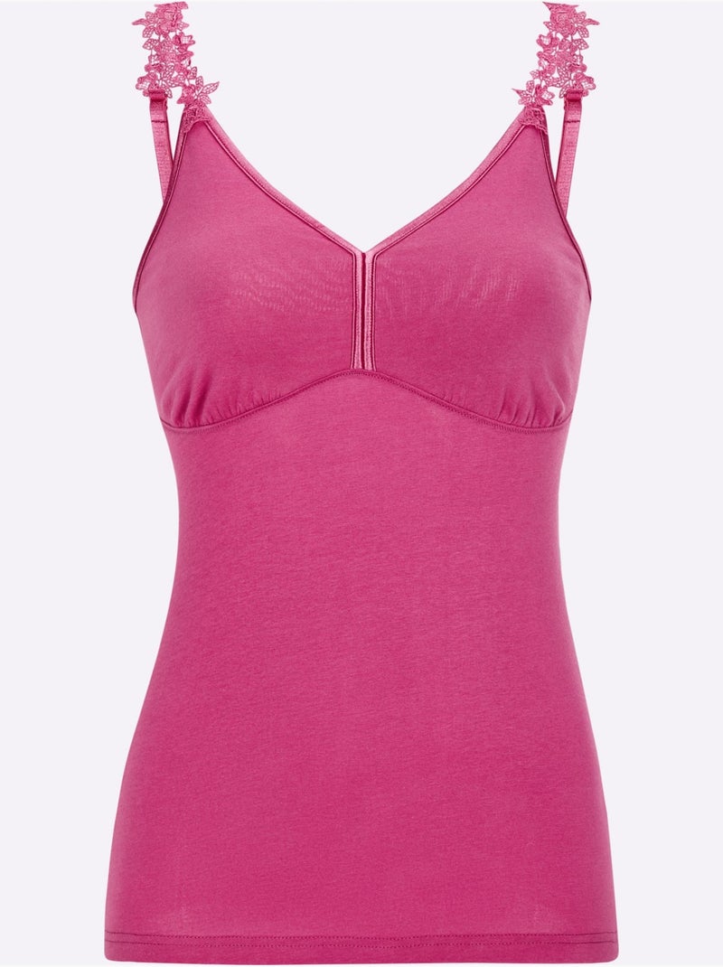 Caraco Jersey Fin - Taille Standard - Witt Bruyère/Menthe - Kiabi