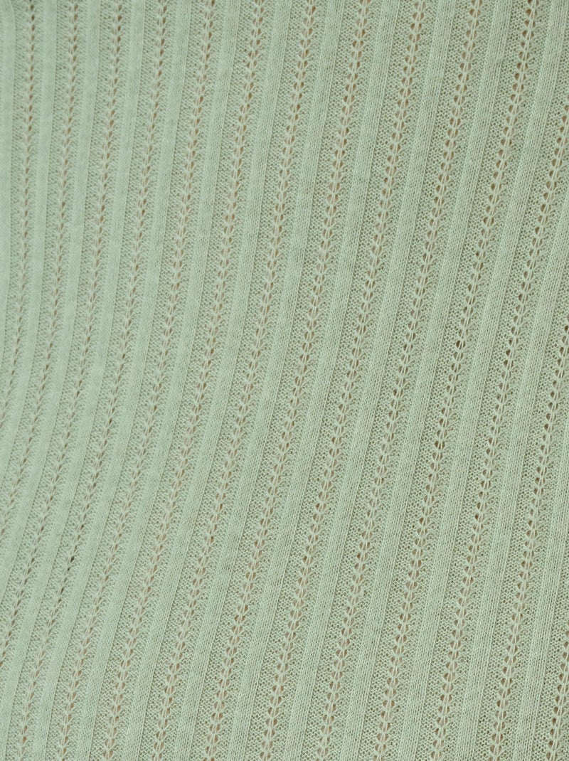 Caraco maille pointelle labellisée Thermolactyl Sensitive - Damart Vert - Kiabi