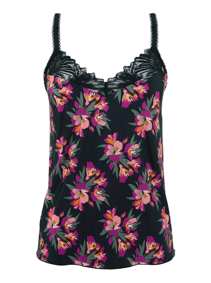 Caraco oriane sans complexe lingerie Noir Rose foncé - Kiabi