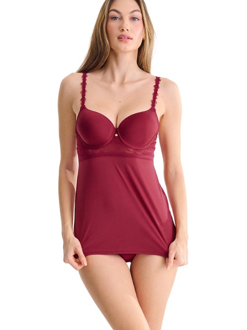 Caraco préformé armaturé ruby - Kiabi Caraco préformé armaturé ruby - Kiabi