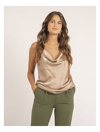 Caraco satin col bénitier FOLINE