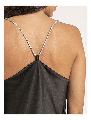 Caraco satin col bénitier FOLINE