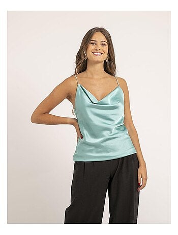 Caraco satin col bénitier FOLINE