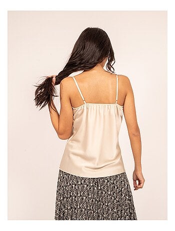 Caraco satin et dentelle FAUZIA