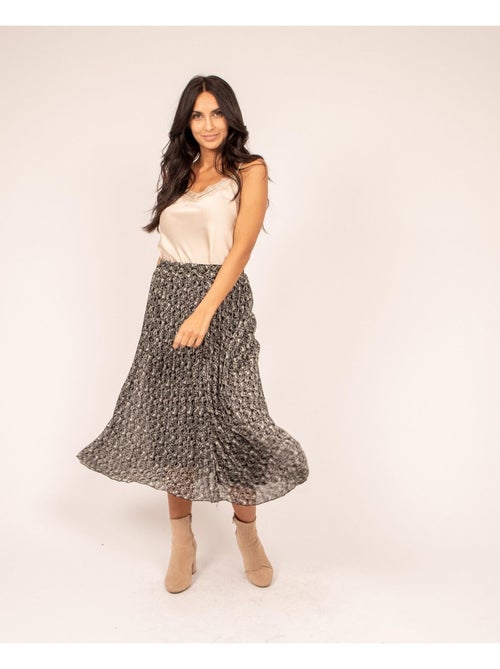 Caraco satin et dentelle FAUZIA - Kiabi