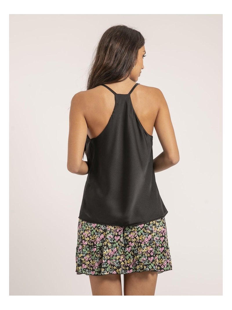 Caraco satin FIDANE Noir - Kiabi