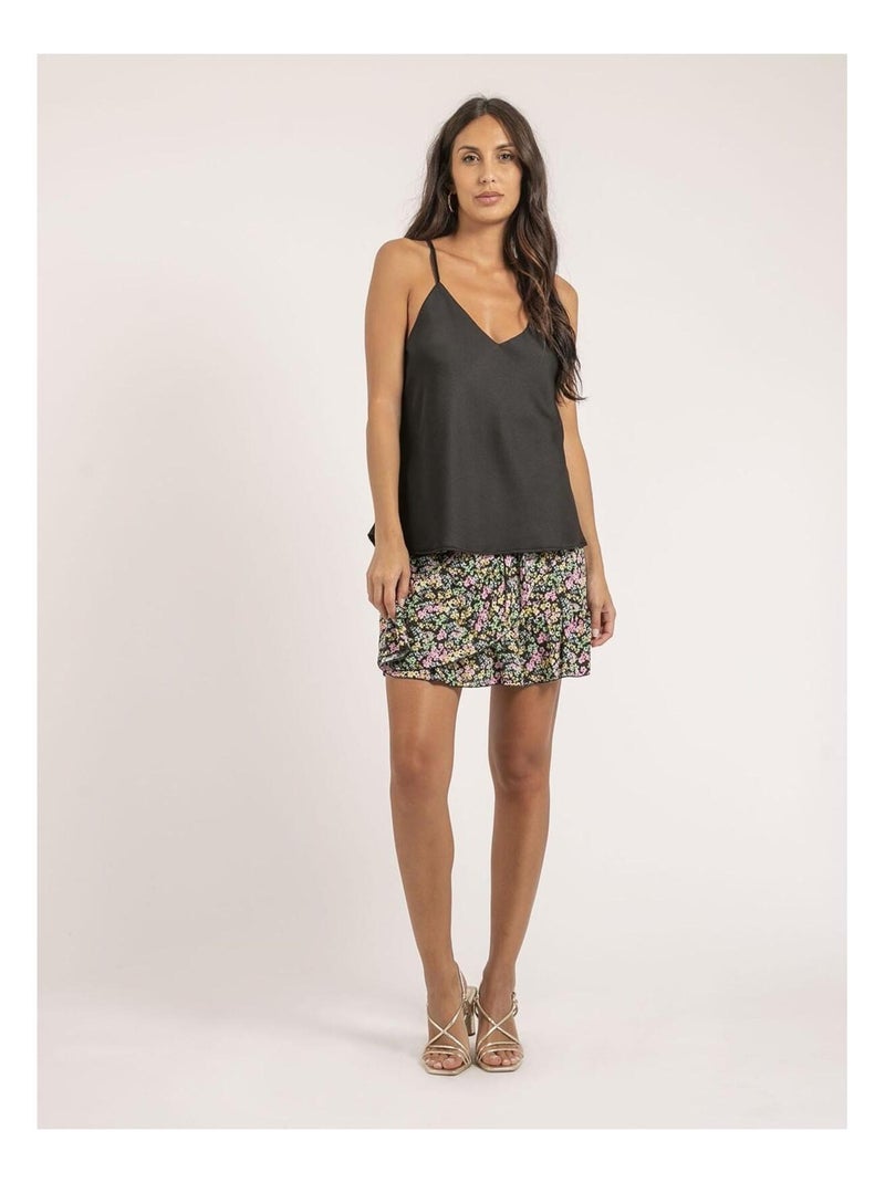 Caraco satin FIDANE Noir - Kiabi