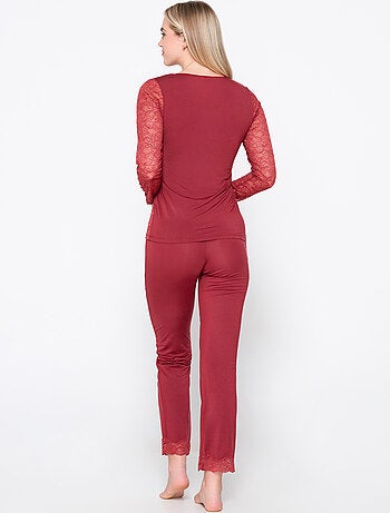 Caraco t-shirt dentelle MICRO TOUCH LACE