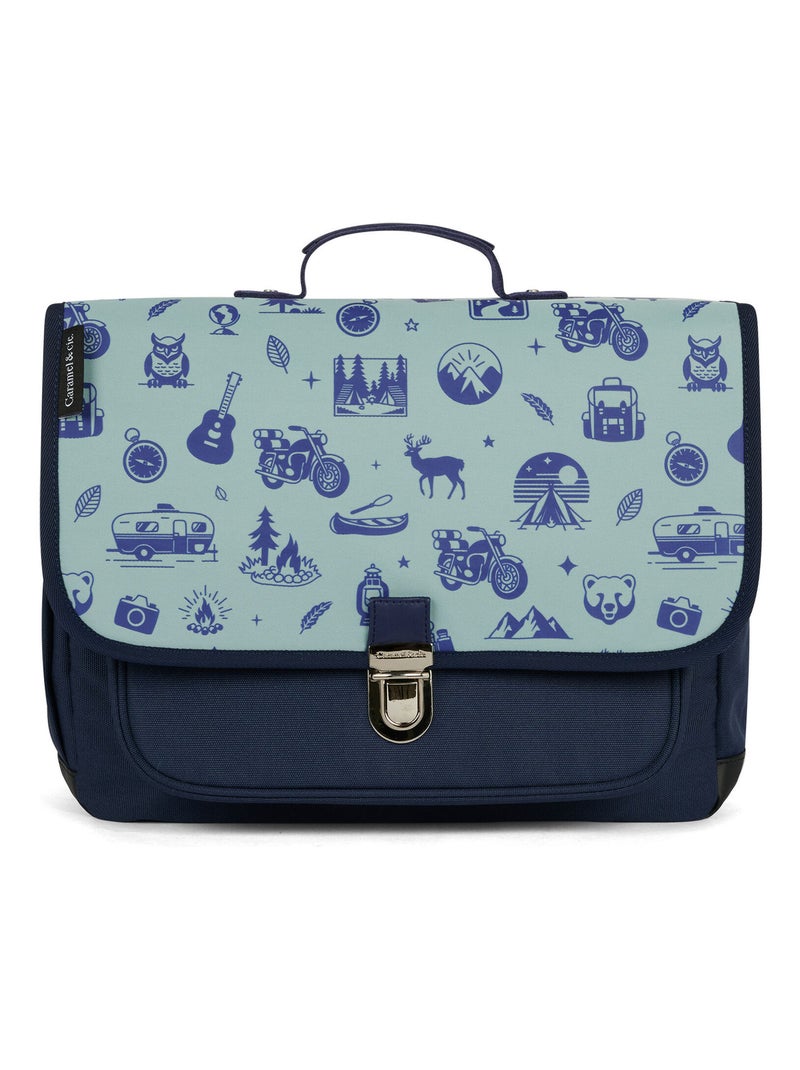 Caramel & Cie - Cartable A4 primaire Bleu - Kiabi