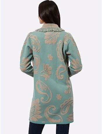 Cardigan 10% Laine - Taille Standard - Helline