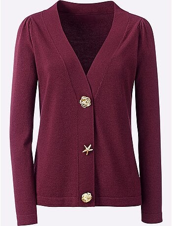 Cardigan 30% Laine - Taille Standard - Helline