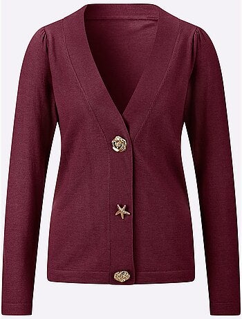 Cardigan 30% Laine - Taille Standard - Helline