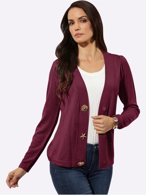 Cardigan 30% Laine - Taille Standard - Helline - Kiabi Cardigan 30% Laine - Taille Standard - Helline - Kiabi