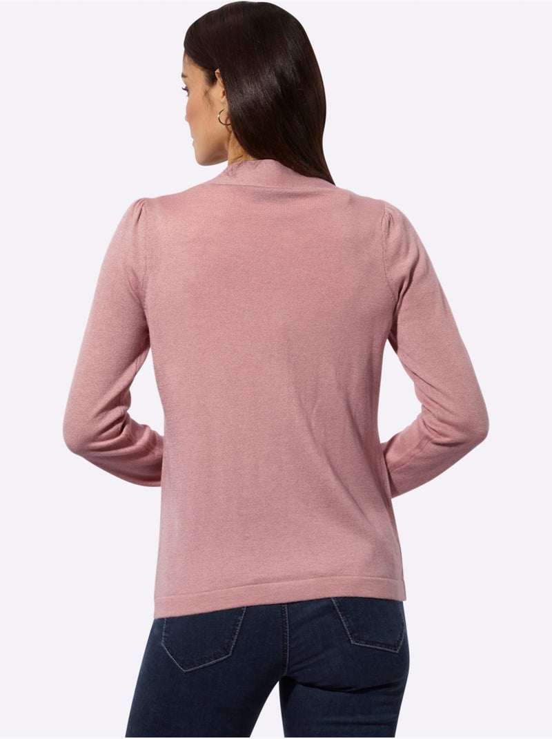 Cardigan 30% Laine - Taille Standard - Helline Rose - Kiabi
